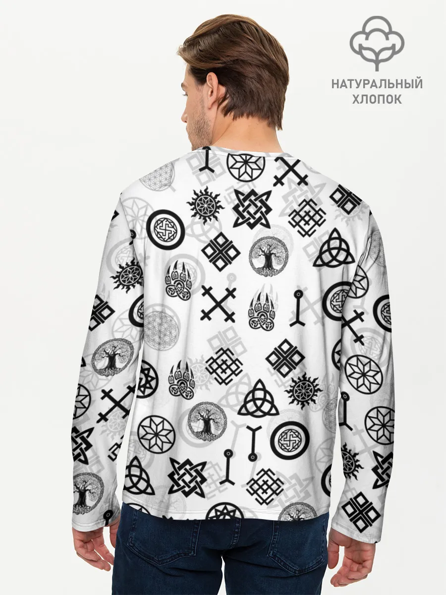 Мужской лонгслив базовый / СЛАВЯНСКИЕ РУНЫ