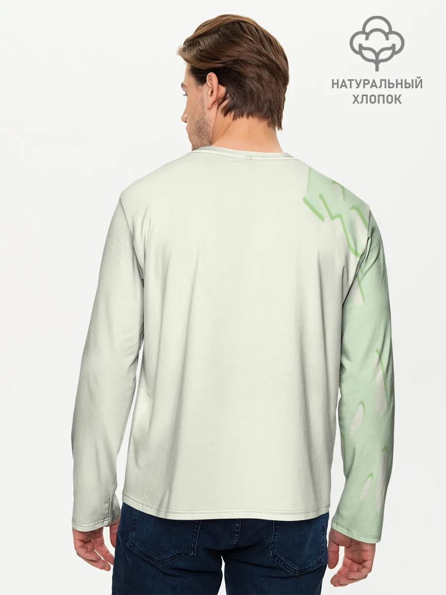 Мужской лонгслив базовый / Школа волка