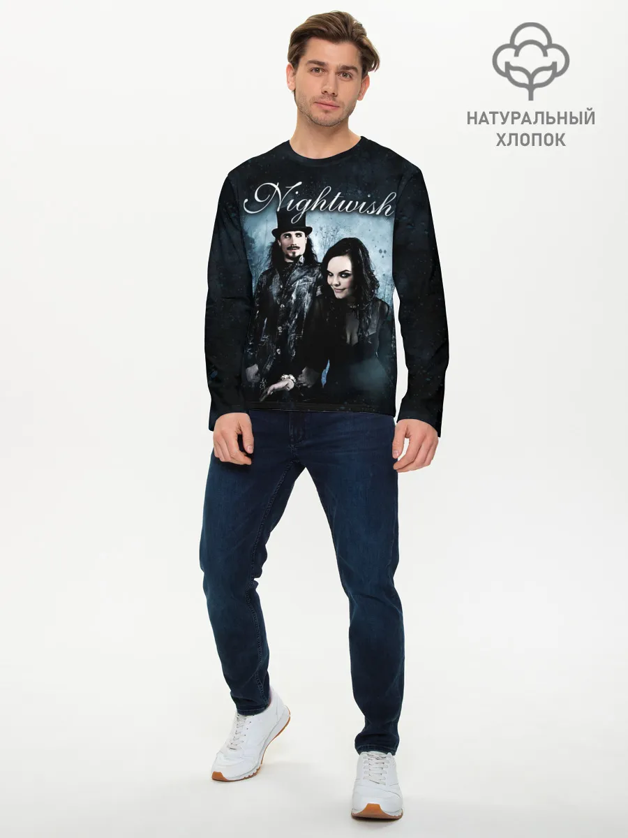 Мужской лонгслив базовый / NIGHTWISH