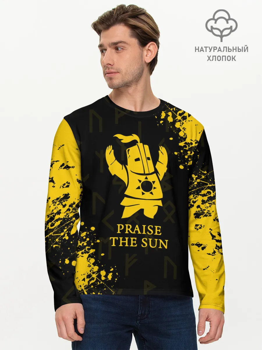 Мужской лонгслив базовый / DARK SOULS | ТЁМНЫЕ ДУШИ