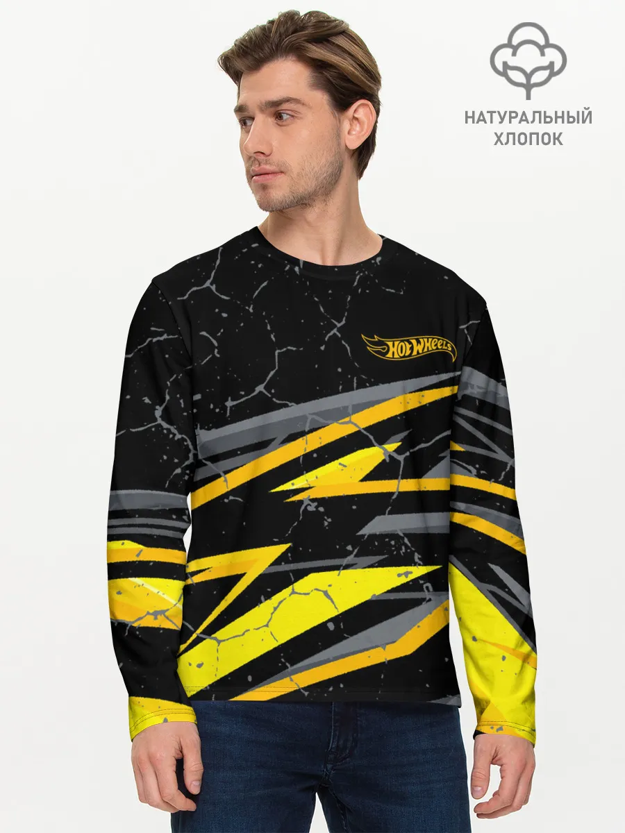 Мужской лонгслив базовый / Hot Wheels