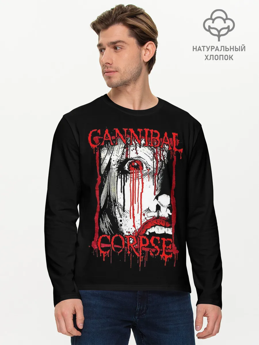 Мужской лонгслив базовый / Cannibal Corpse | 2