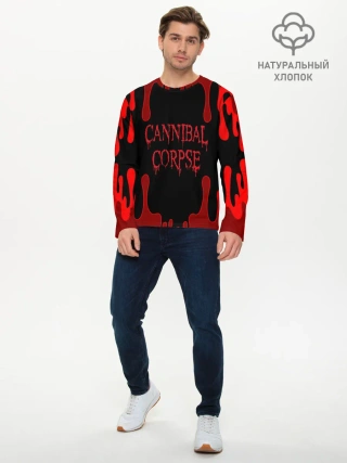 Мужской лонгслив базовый / Cannibal Corpse