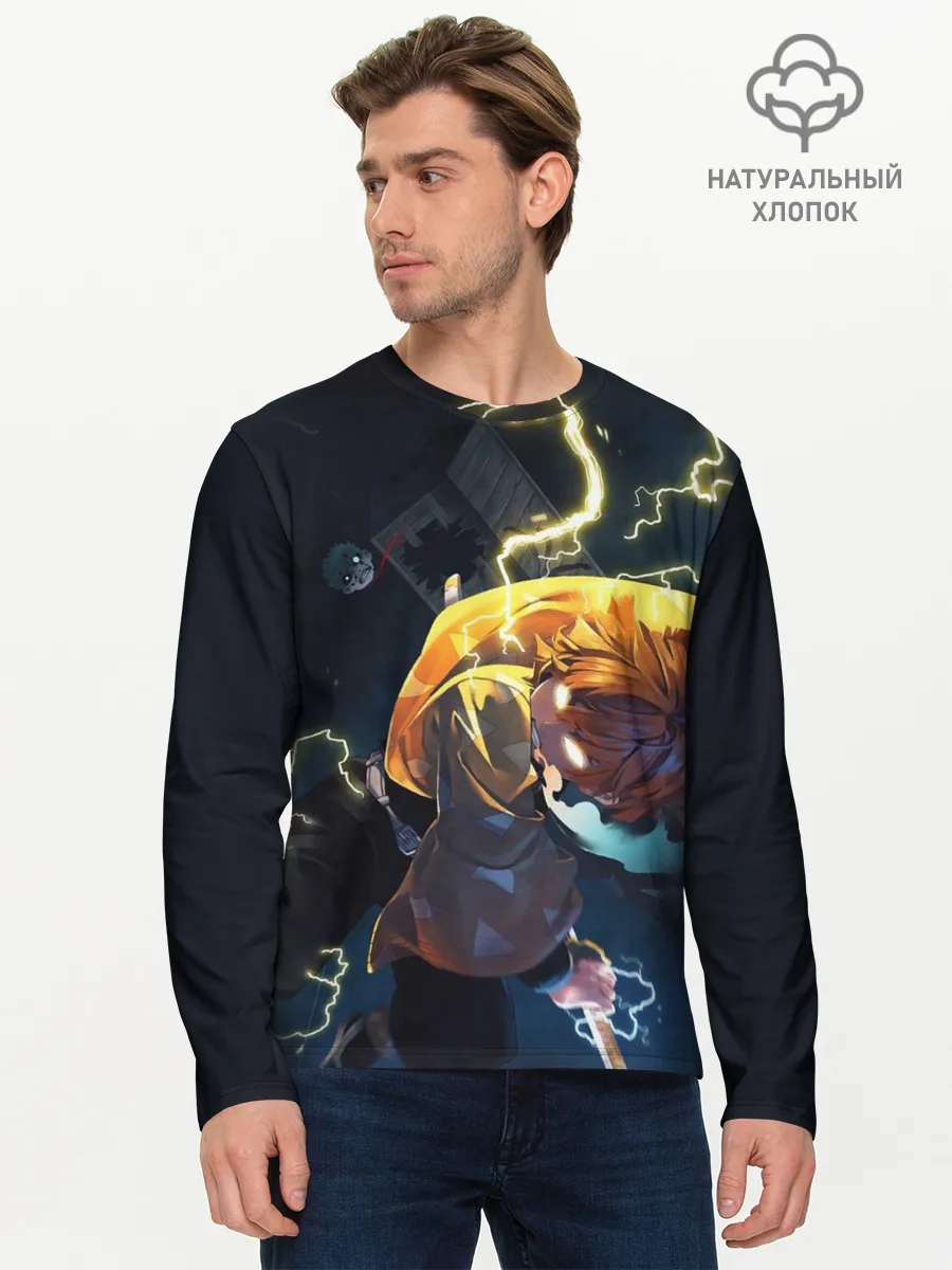 Мужской лонгслив базовый / ЗЕНИЦУ АКАЦУМА | ZENITSU