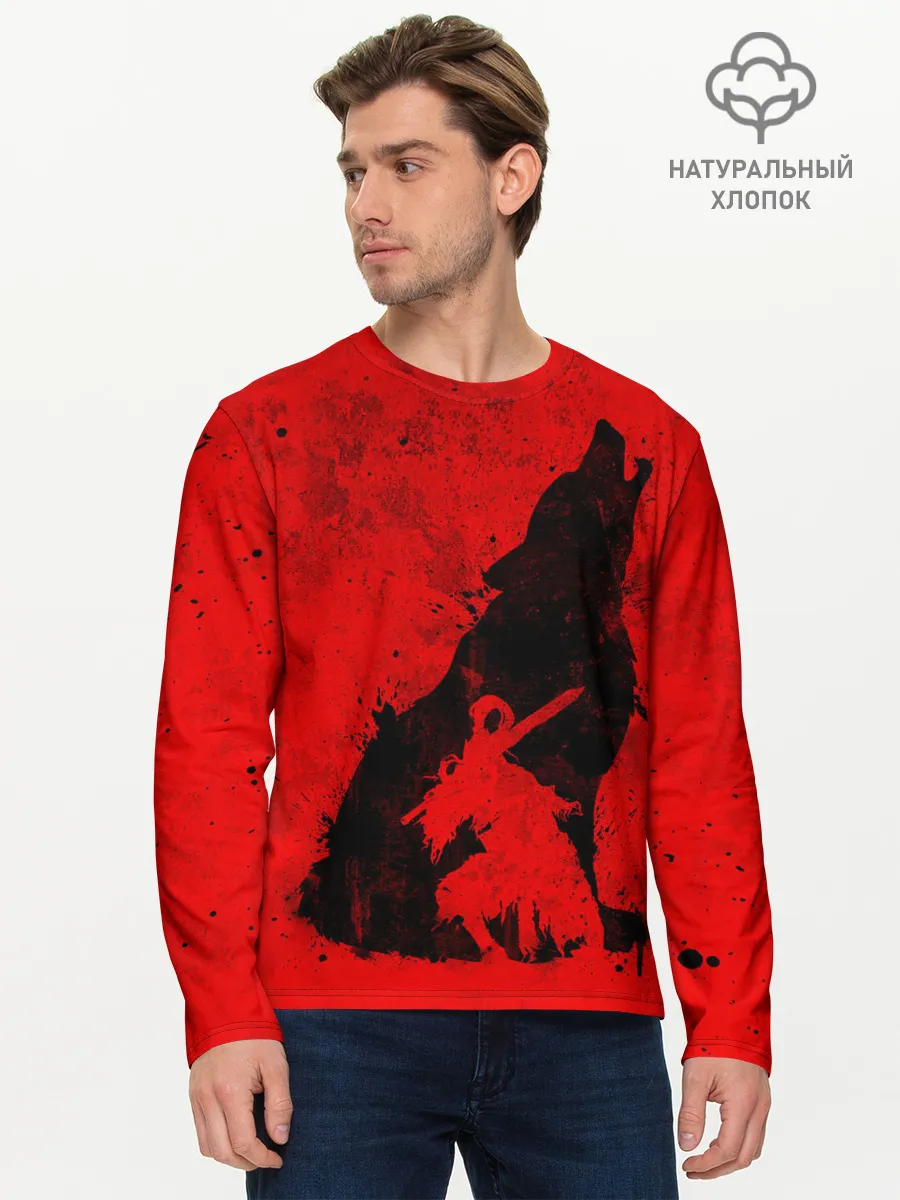 Мужской лонгслив базовый / DARK SOULS | ТЁМНЫЕ ДУШИ