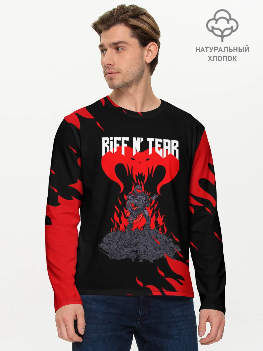 Мужской лонгслив базовый / DOOM | ДУМ