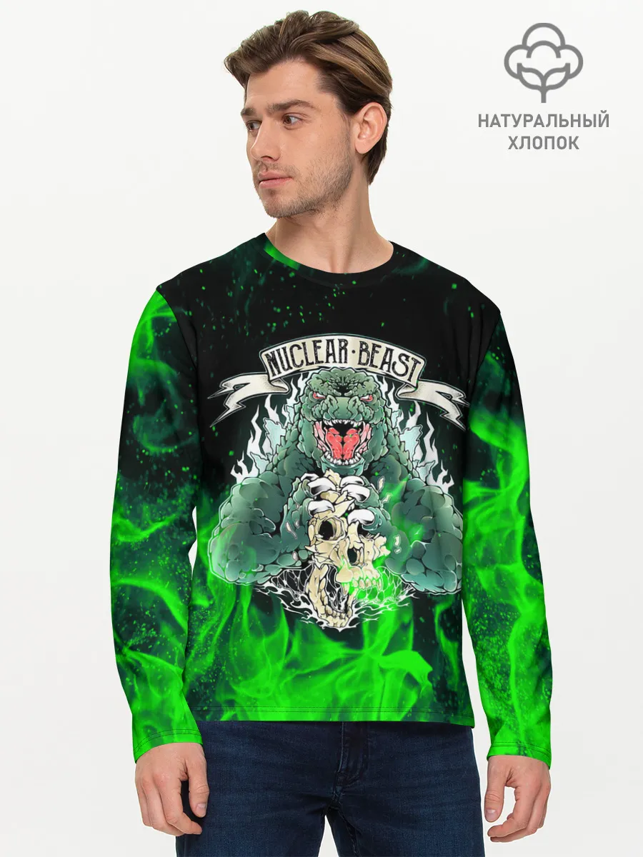 Мужской лонгслив базовый / GODZILLA | ГОДЗИЛЛА