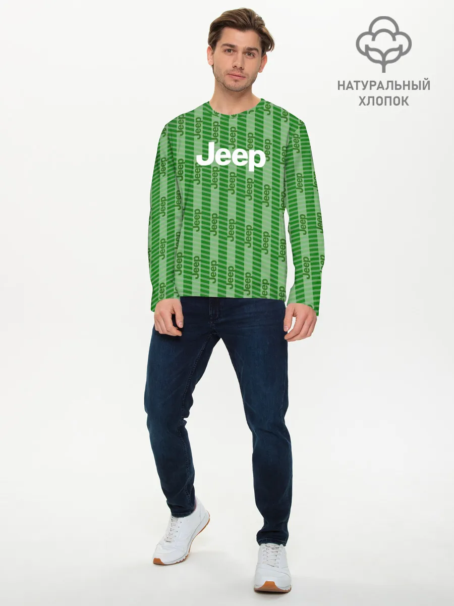Мужской лонгслив базовый / Jeep