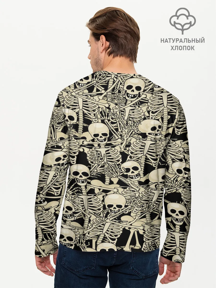Мужской лонгслив базовый / Skeleton