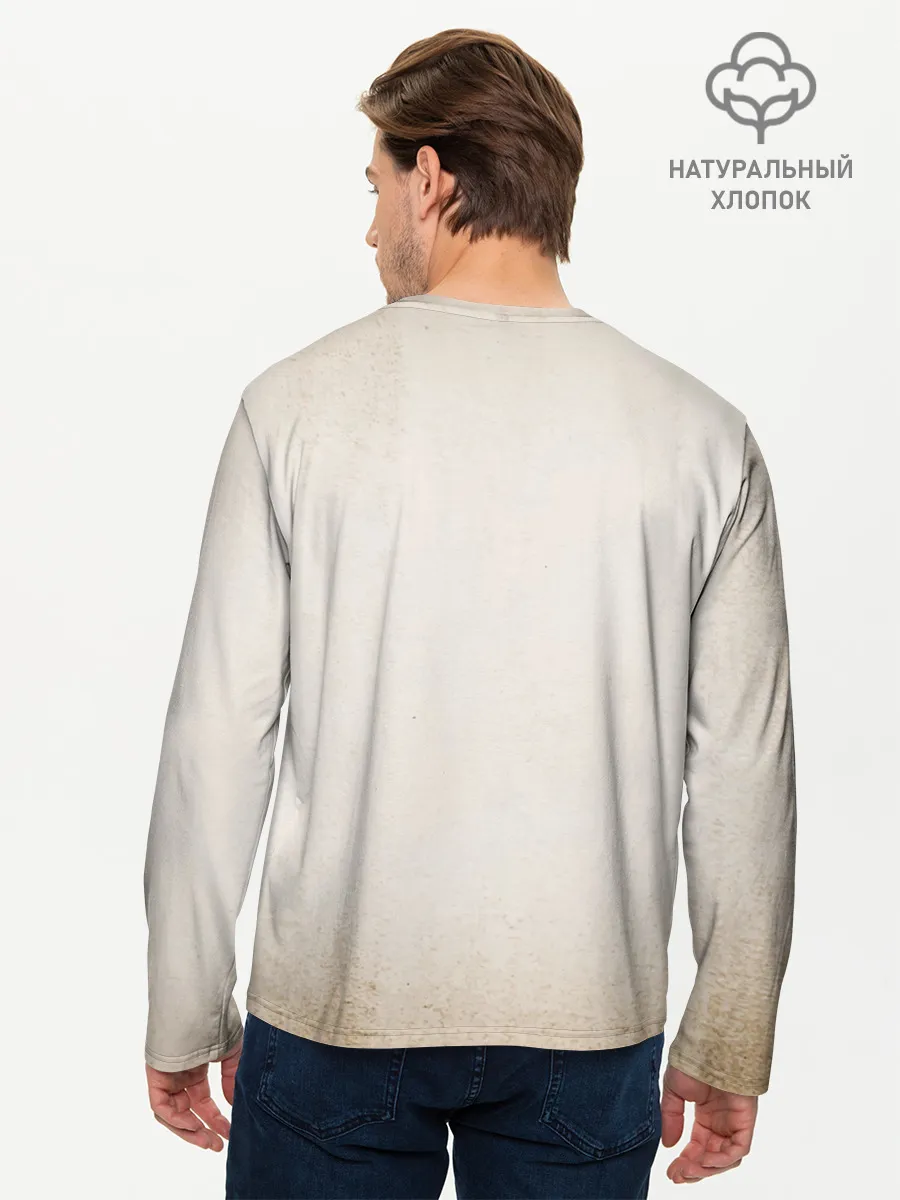 Мужской лонгслив базовый / Бессмертный полк