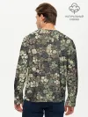 Мужской лонгслив базовый / Камуфляж с клевером