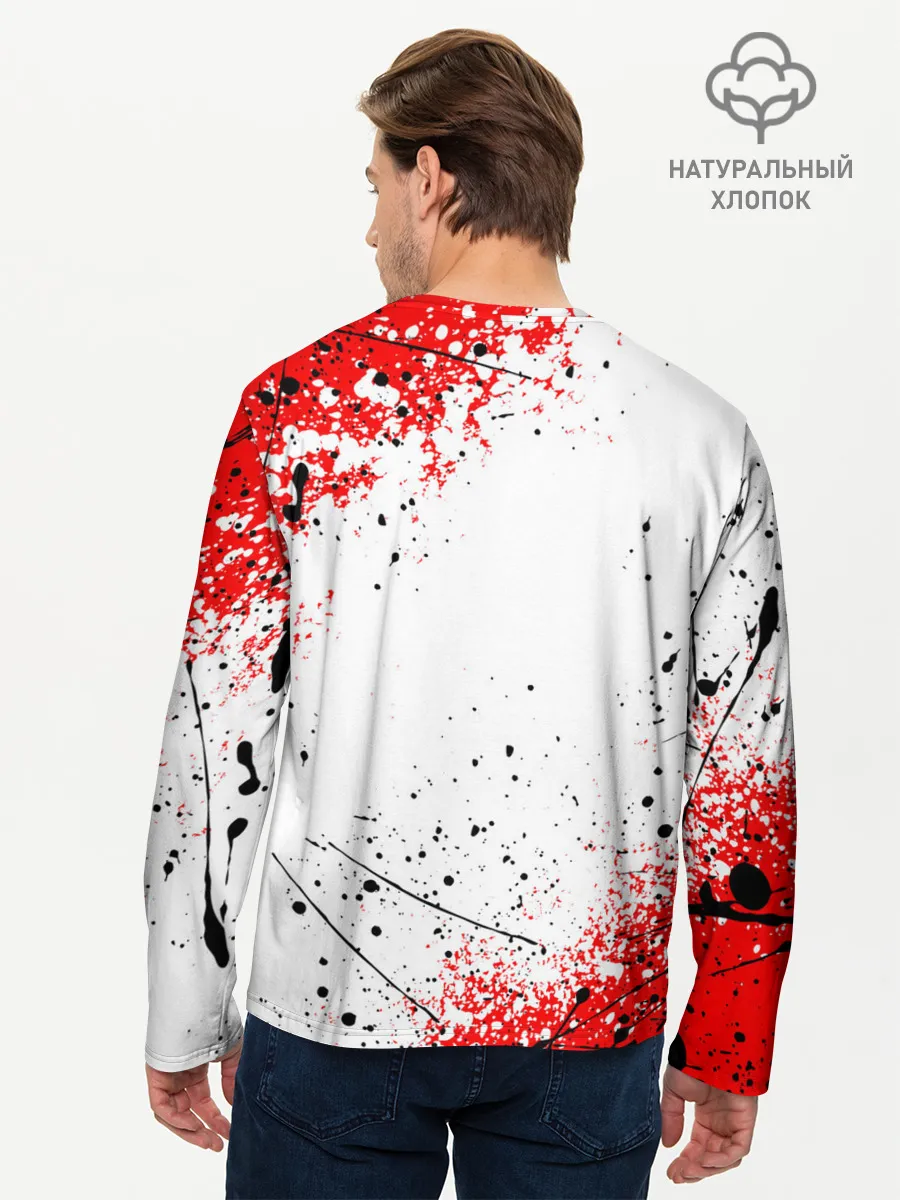 Мужской лонгслив базовый / САКУРА | SAKURA | ВИШНЯ