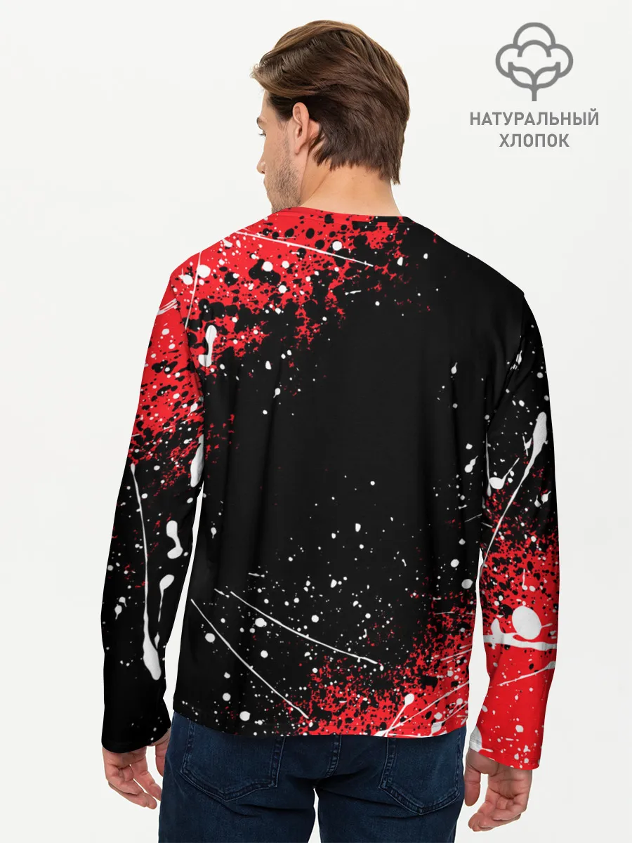 Мужской лонгслив базовый / САКУРА | SAKURA | ВИШНЯ