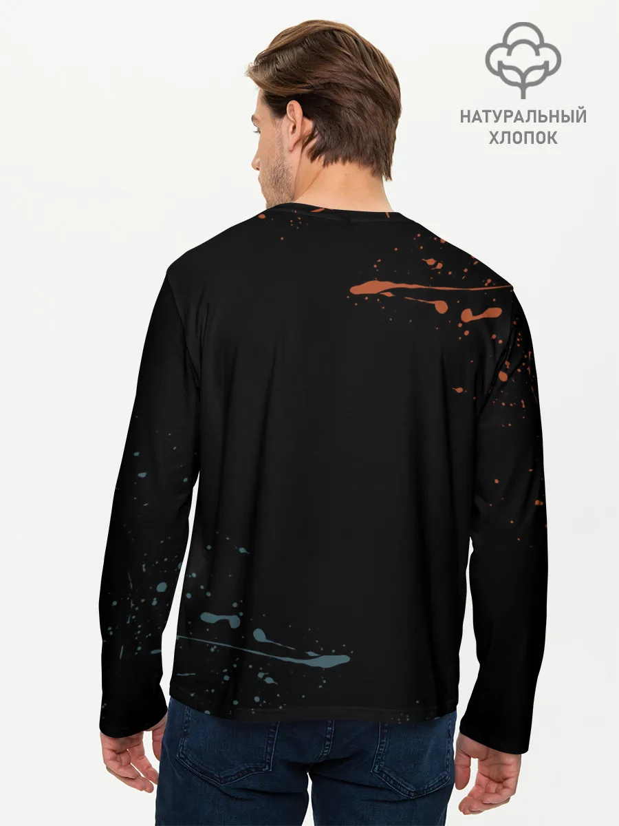 Мужской лонгслив базовый / METAL GEAR SOLID SNAKE