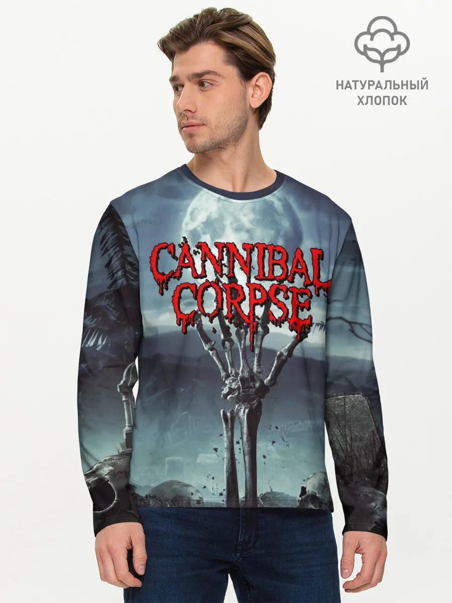 Мужской лонгслив базовый / CANNIBAL CORPSE