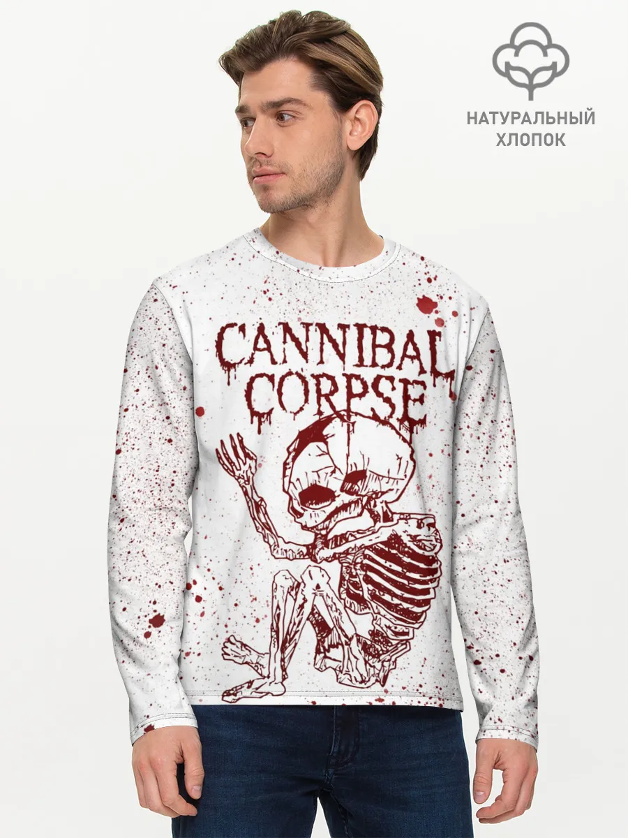 Мужской лонгслив базовый / Cannibal Corpse