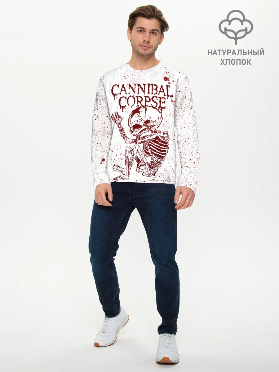 Мужской лонгслив базовый / Cannibal Corpse