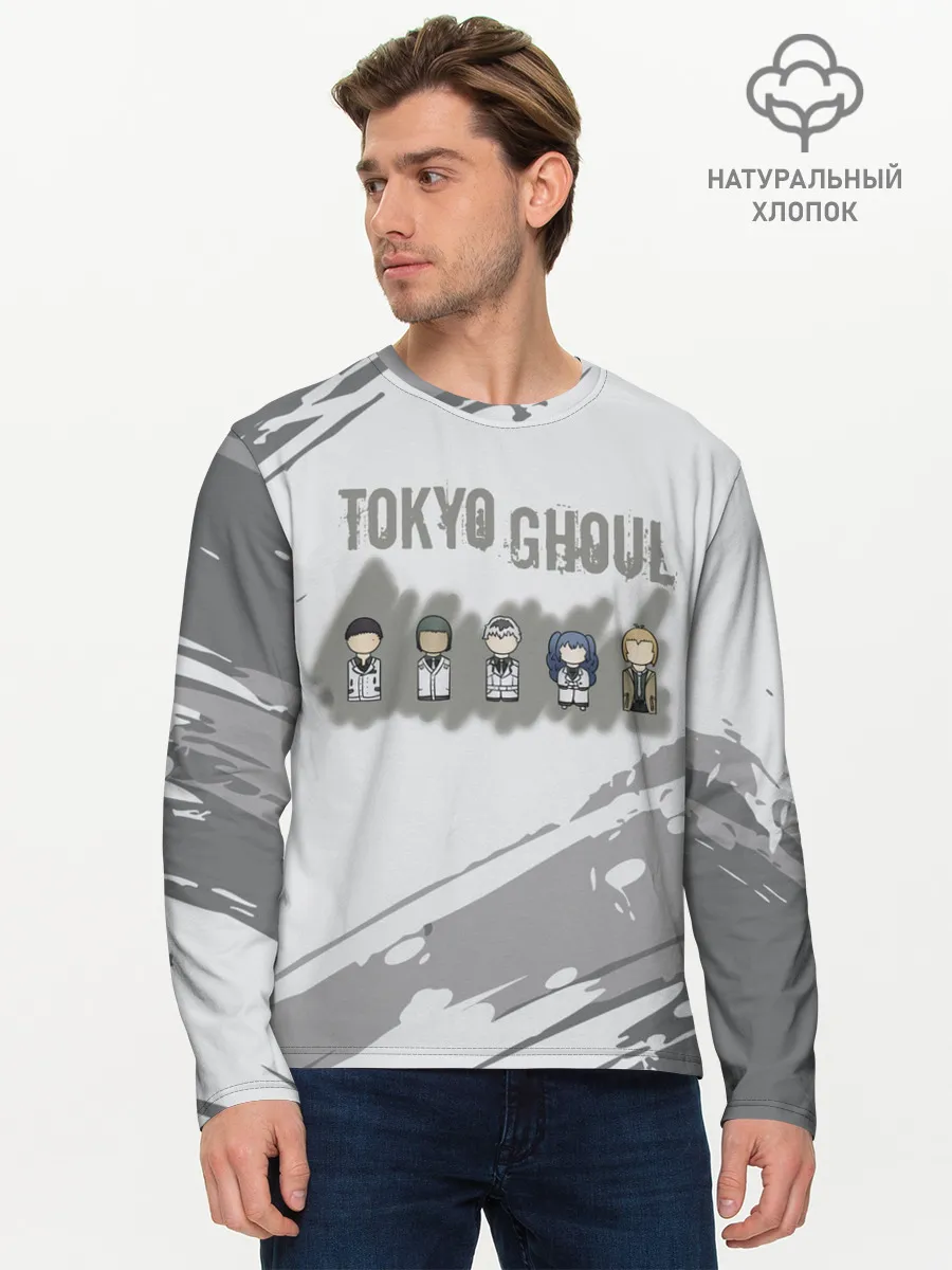 Мужской лонгслив базовый / Персонажи Токийского Гуля