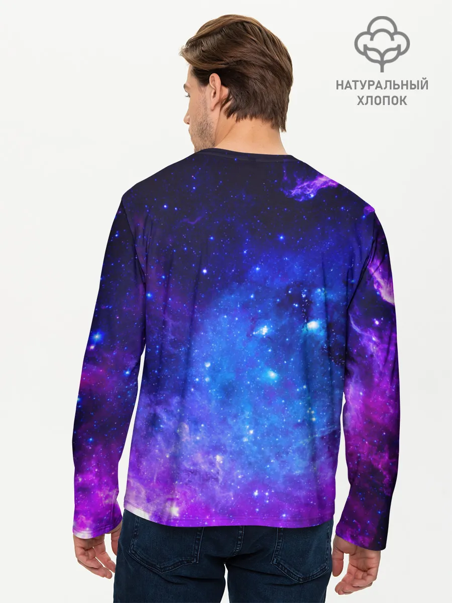 Мужской лонгслив базовый / Токийский гуль космический