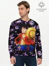 Мужской лонгслив базовый / Луффи One Piece | Glitch