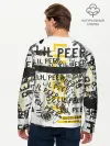 Мужской лонгслив базовый / LIL PEEP Vintage Graffiti Wall