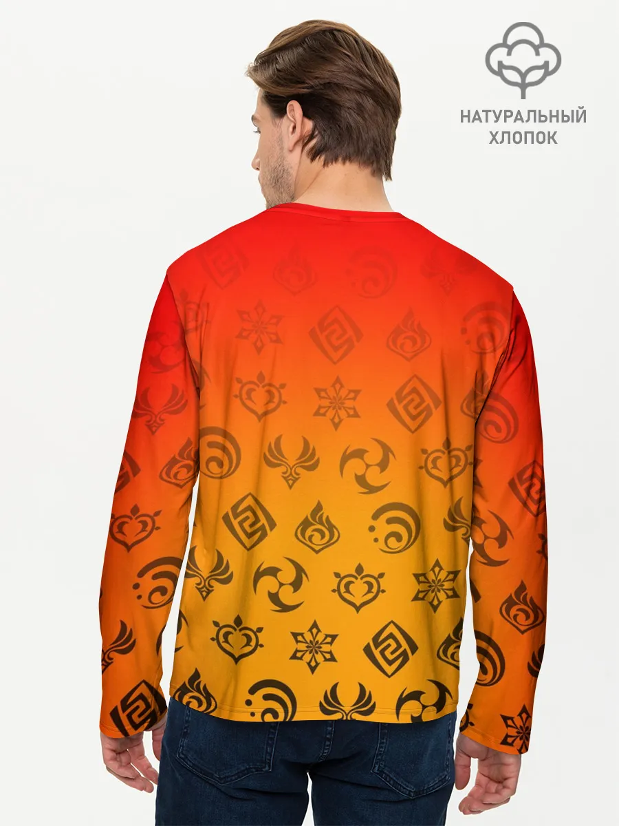 Мужской лонгслив базовый / GENSHIN IMPACT