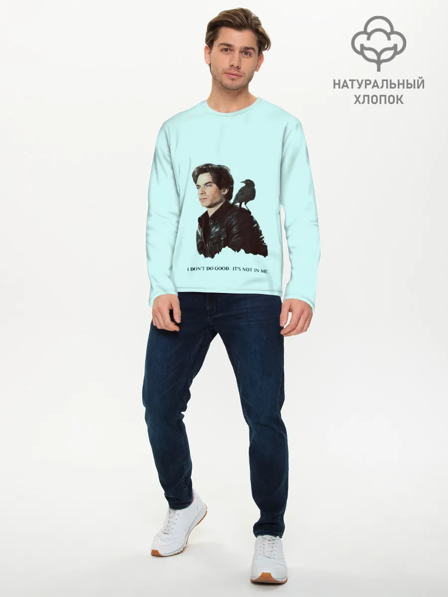 Мужской лонгслив базовый / Дневники вампира,