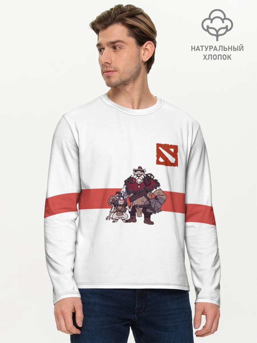 Мужской лонгслив базовый / Дота
