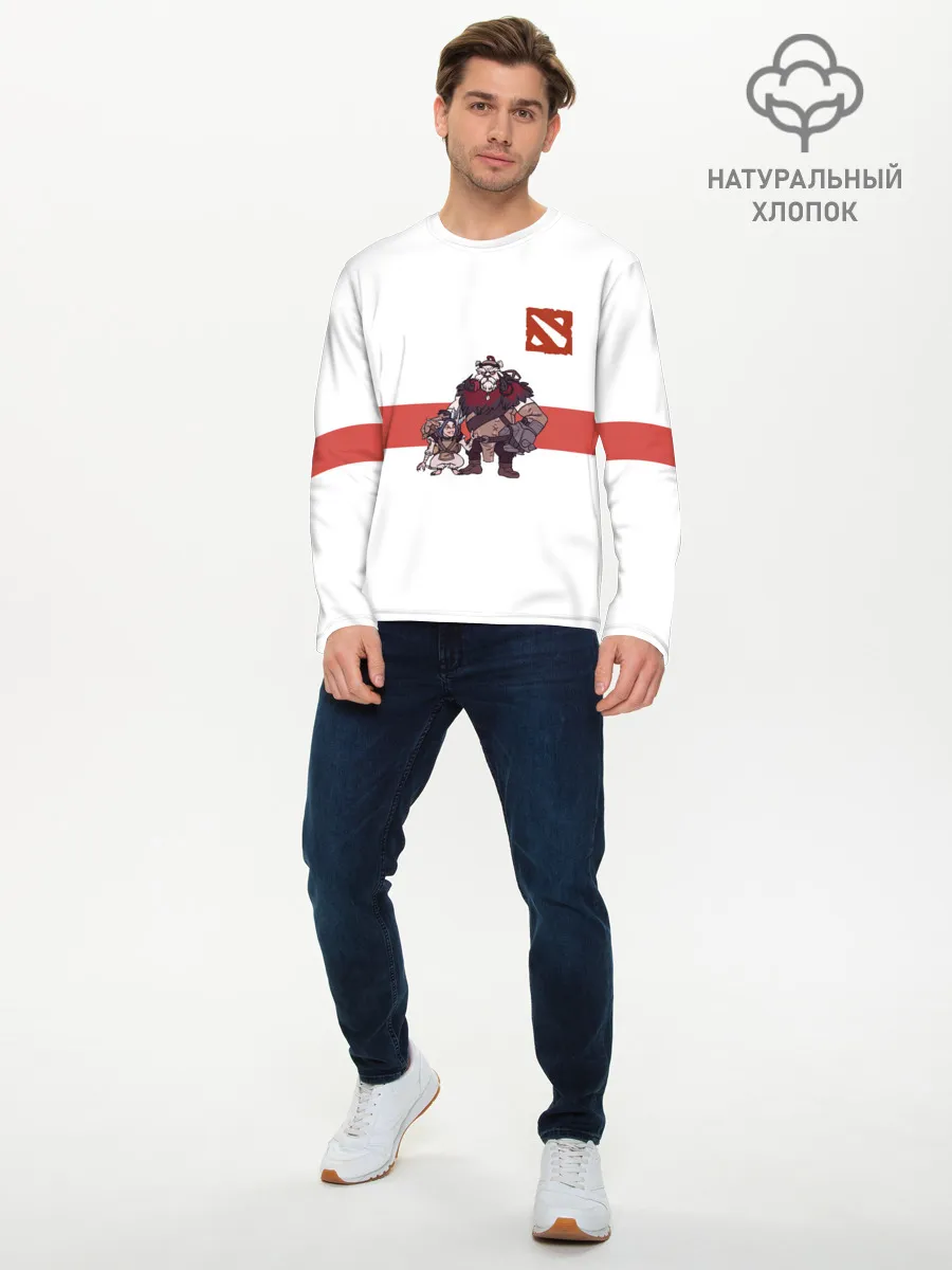 Мужской лонгслив базовый / Дота