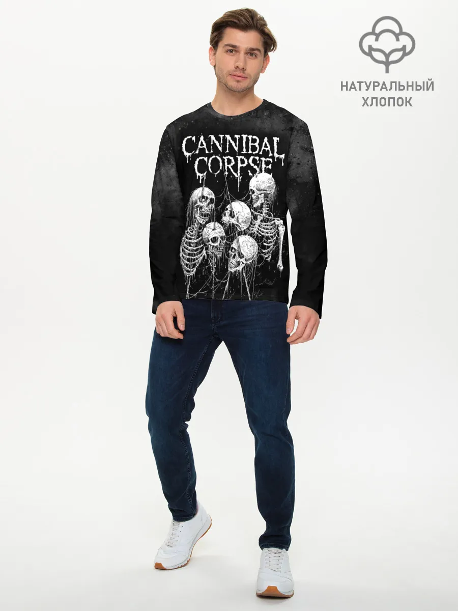 Мужской лонгслив базовый / Cannibal Corpse