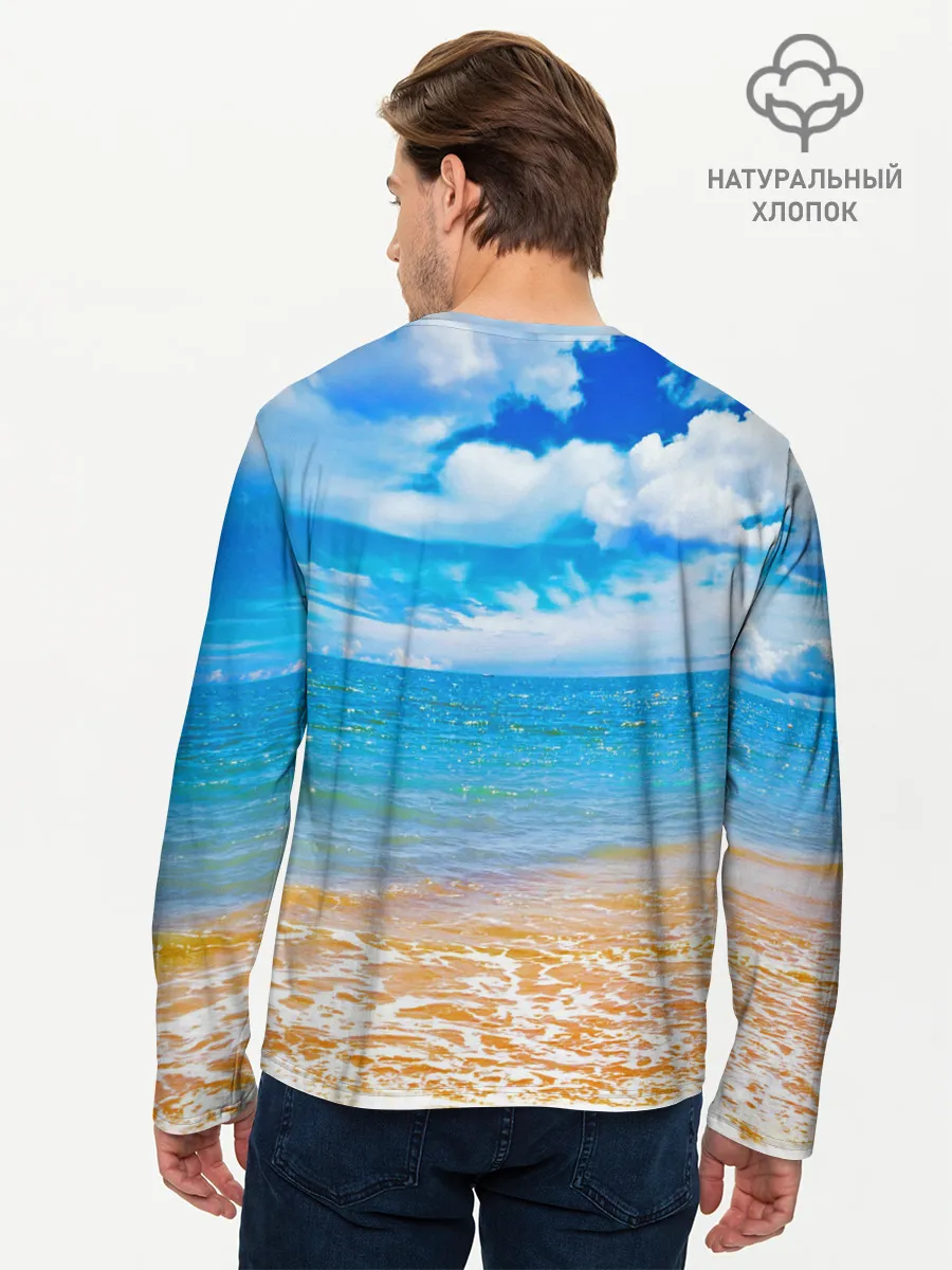 Мужской лонгслив базовый / Маюри