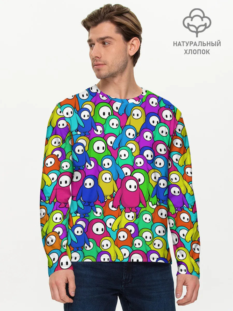 Мужской лонгслив базовый / Fall Guys