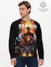 Мужской лонгслив базовый / mass effect