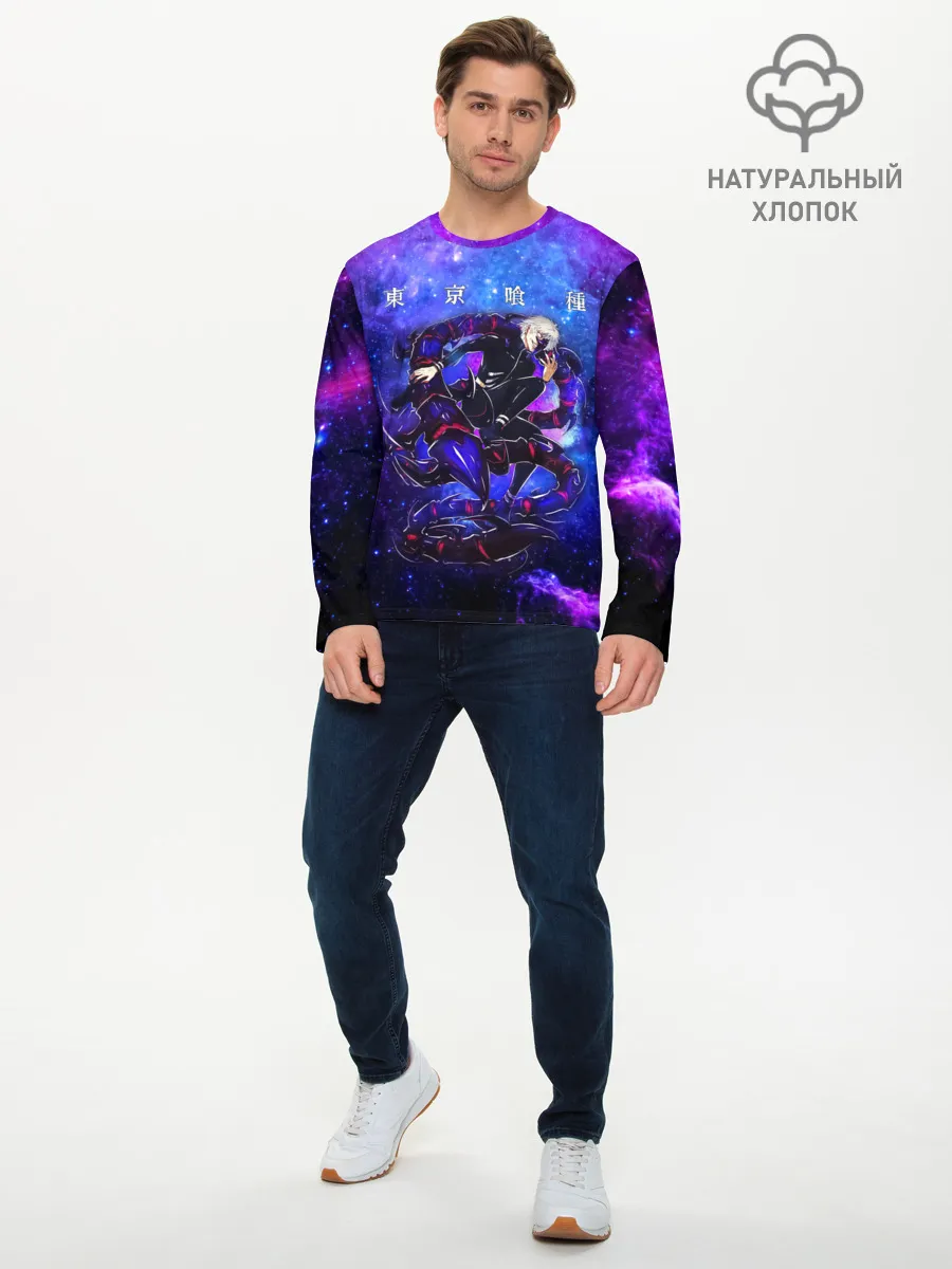Мужской лонгслив базовый / Какуджа | Токийский гуль