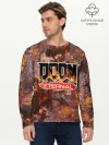 Мужской лонгслив базовый / DOOM Eternal