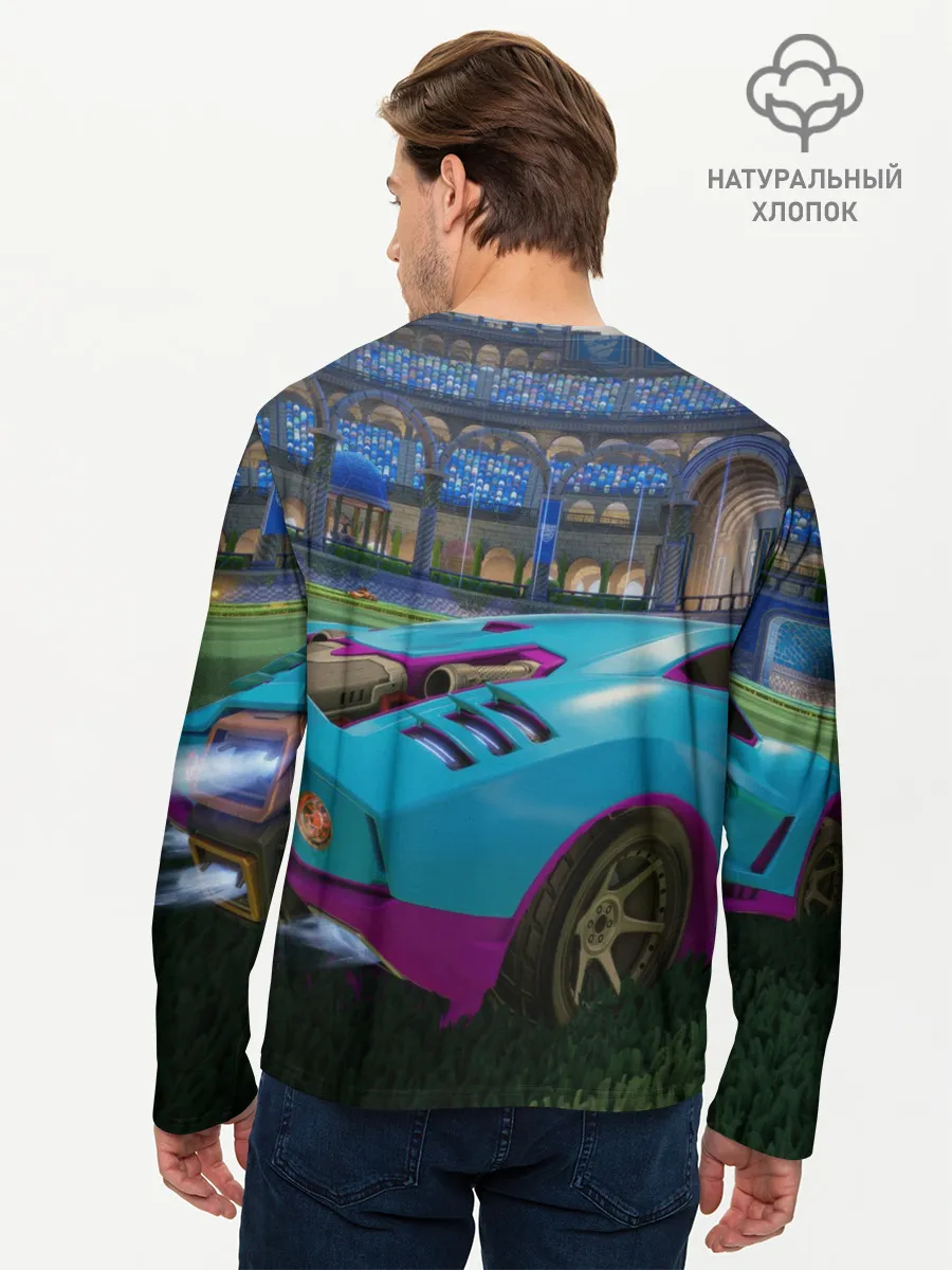 Мужской лонгслив базовый / Rocket League