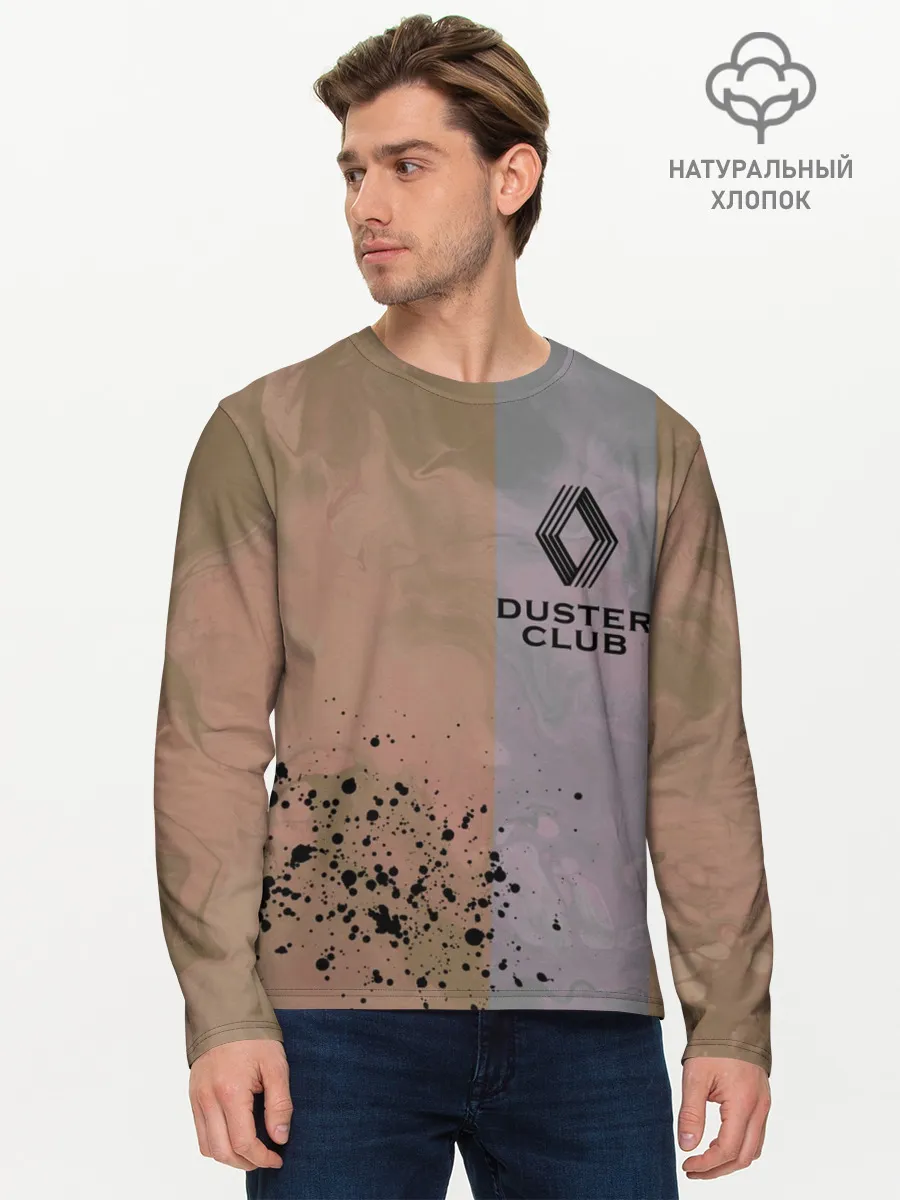 Мужской лонгслив базовый / Renault Duster Club | Рено Дастер Клуб