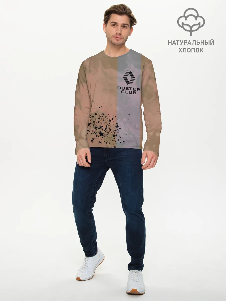 Мужской лонгслив базовый / Renault Duster Club | Рено Дастер Клуб