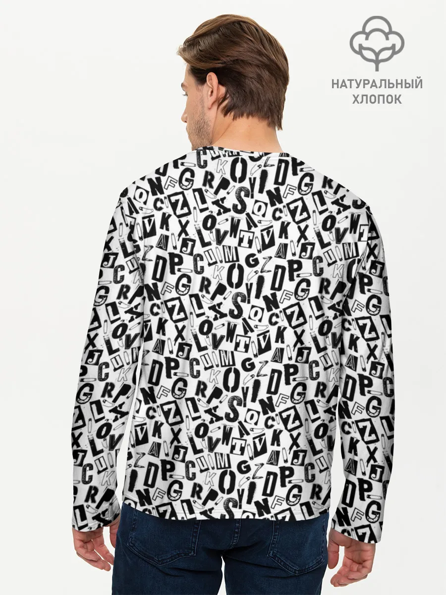 Мужской лонгслив базовый / Панк