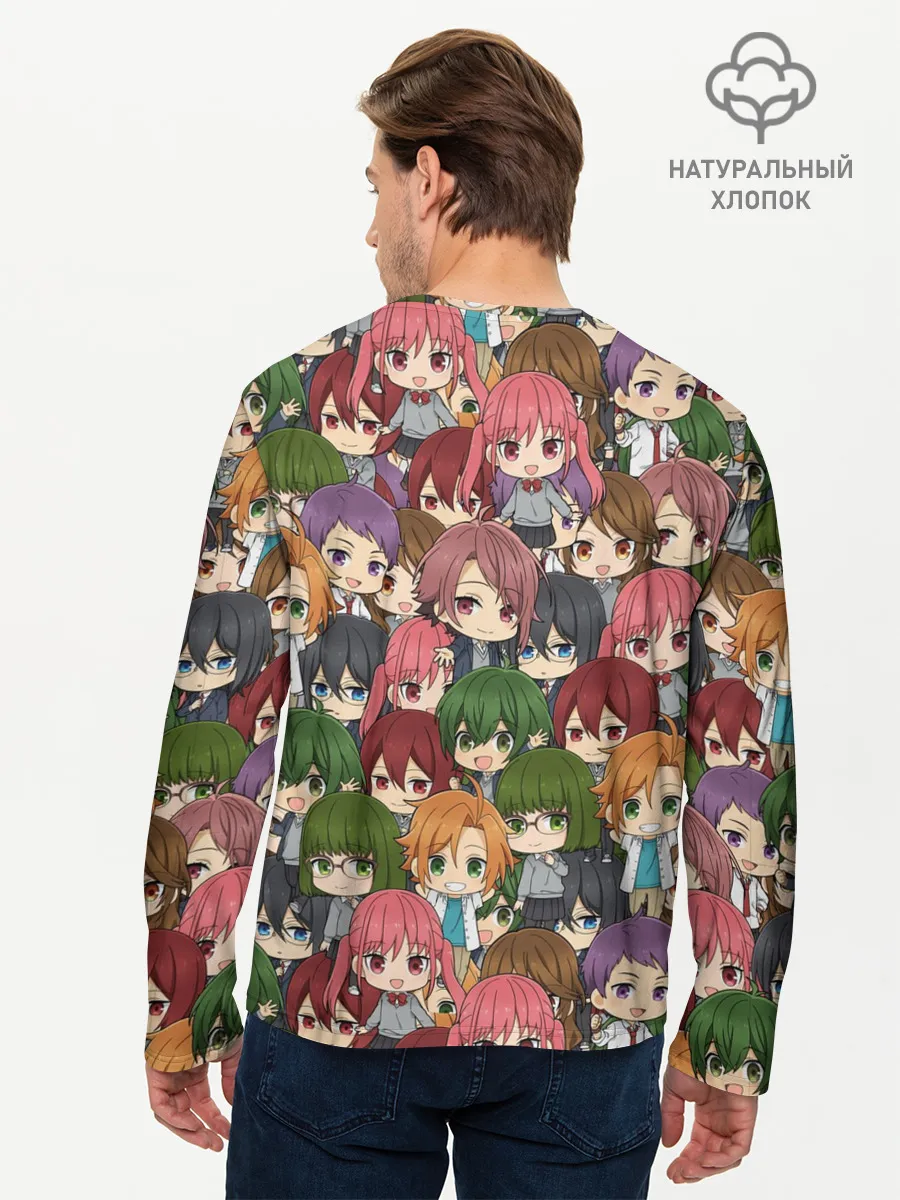 Мужской лонгслив базовый / Horimiya Chibi