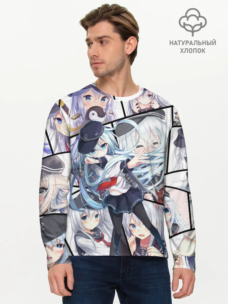 Мужской лонгслив базовый / Kantai Collection: Hibiki