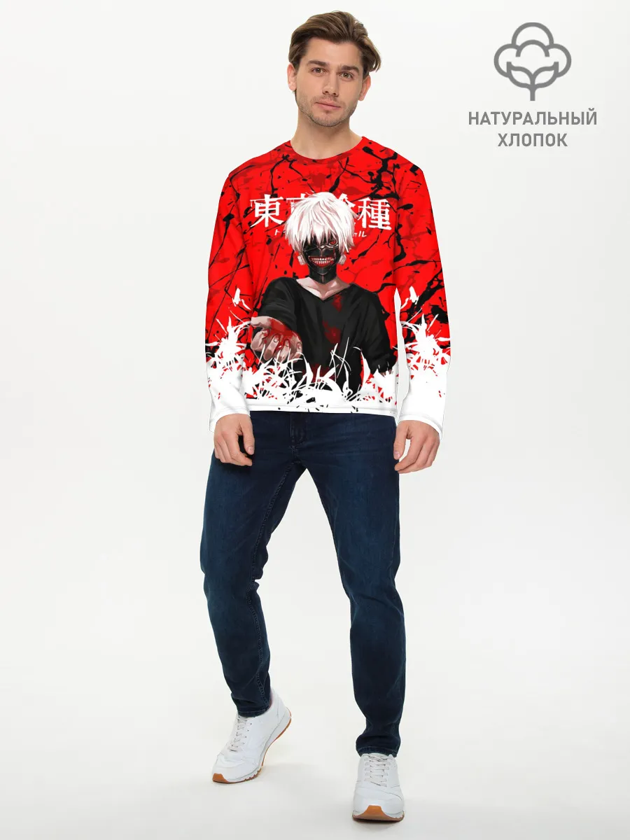 Мужской лонгслив базовый / Kaneki Ken