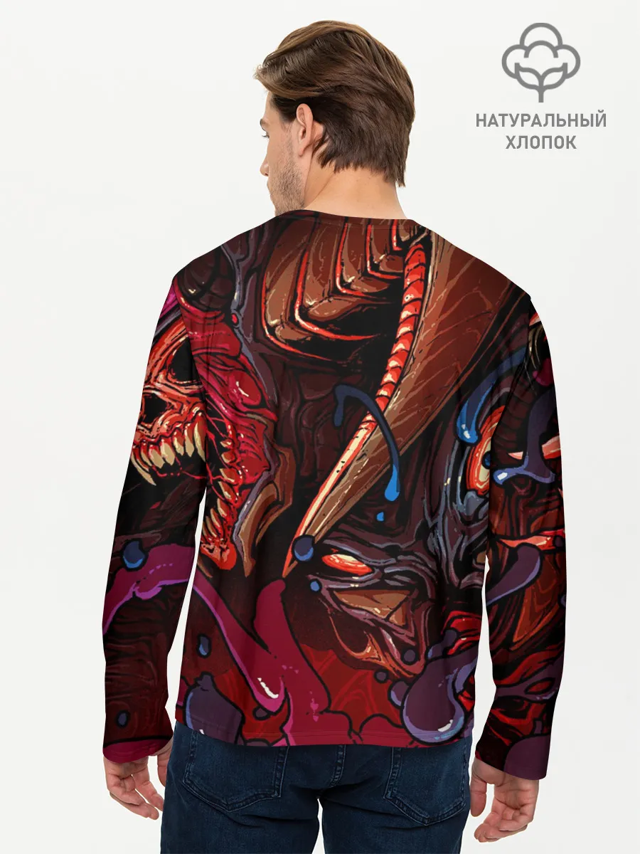 Мужской лонгслив базовый / DOOM Eternal