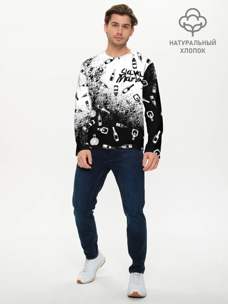 Мужской лонгслив базовый / SLAVA MARLOW
