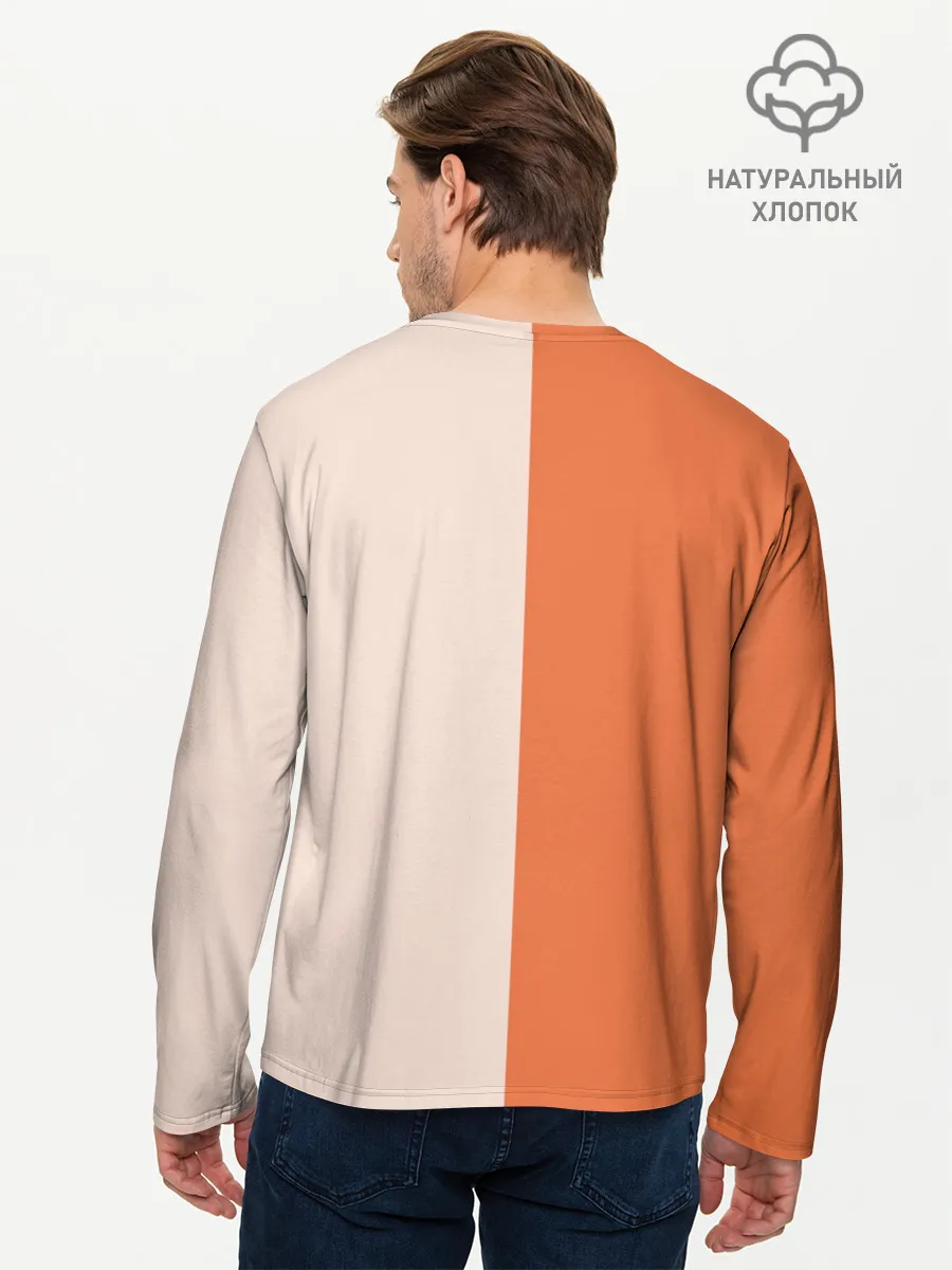 Мужской лонгслив базовый / Лисичка-сестричка