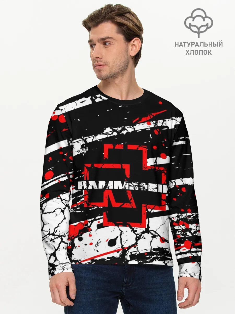 Мужской лонгслив базовый / RAMMSTEIN