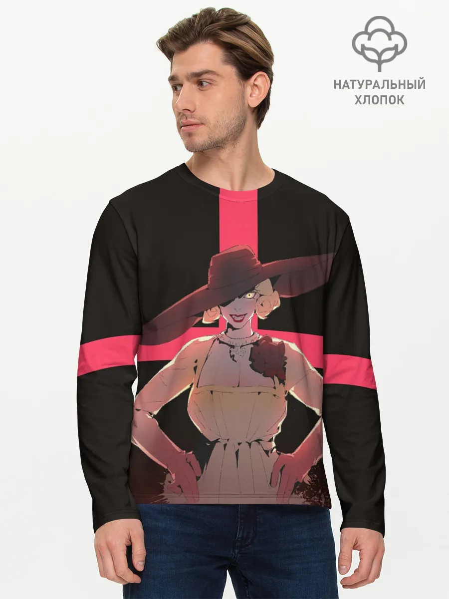 Мужской лонгслив базовый / lady vampire