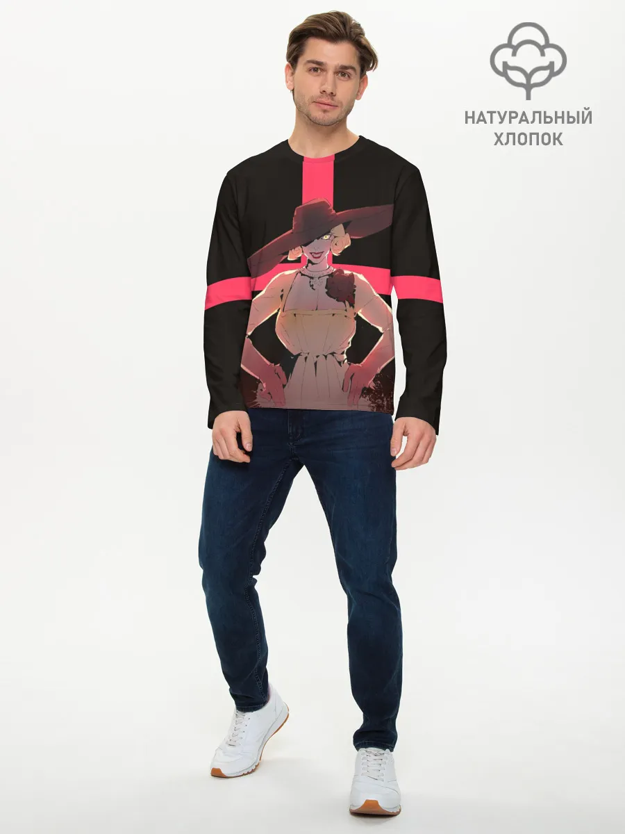 Мужской лонгслив базовый / lady vampire