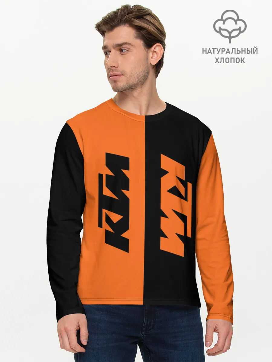 Мужской лонгслив базовый / KTM | КТМ