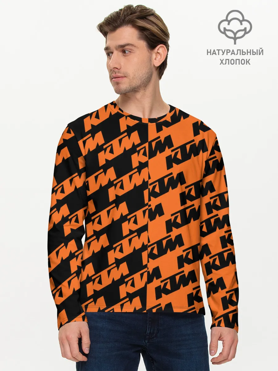 Мужской лонгслив базовый / KTM | КТМ